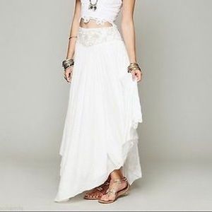 Free people maxi skirt